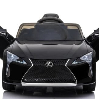 Coche eléctrico de niños Lexus LC500, 12v, negro RC, 1-5 años, Full Option, INDA386-RA-JE1618.CZ